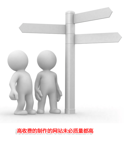 高收费的制作的网站未必质量都高